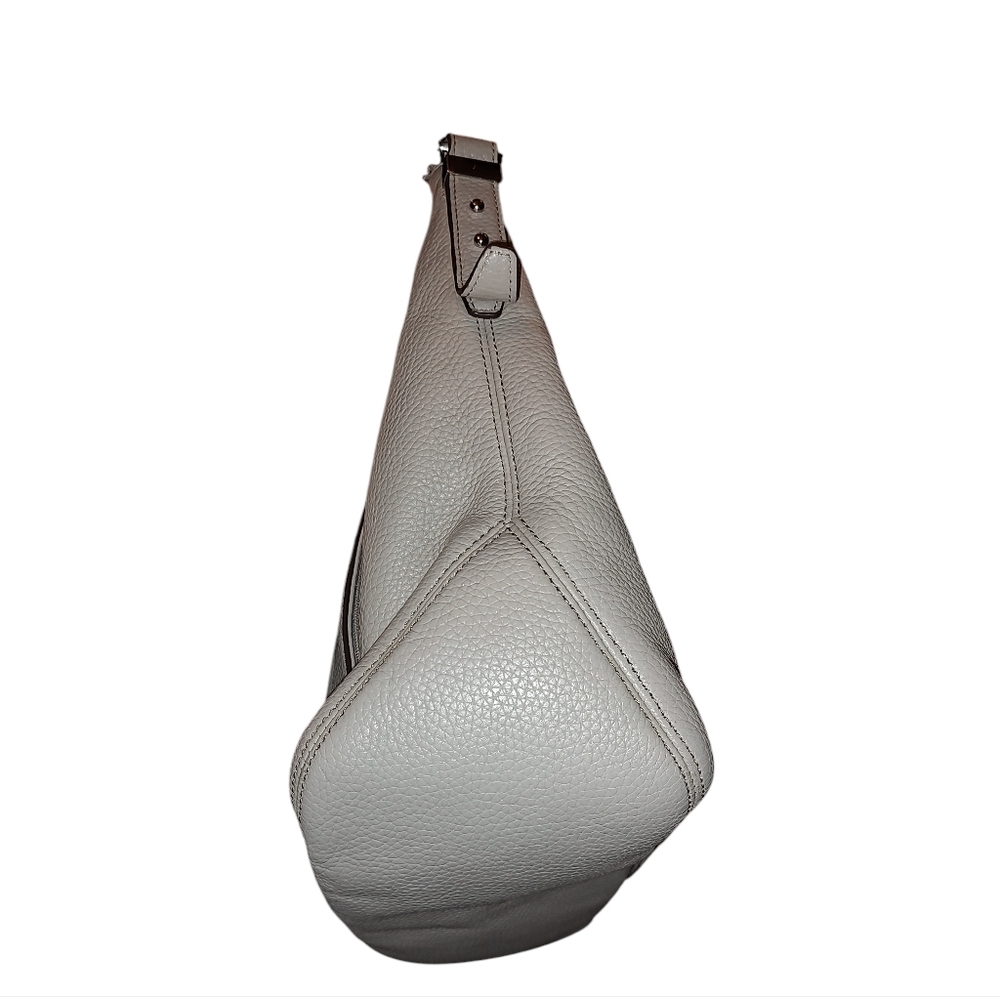 Michael Kors Bowery Gray Leather Hobo Bag - Picture 4 of 9
